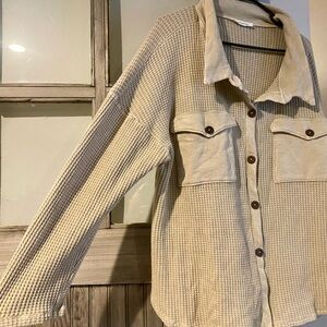 Bucket list shacket size large